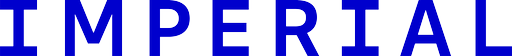 Imperial 蓝色文字标志